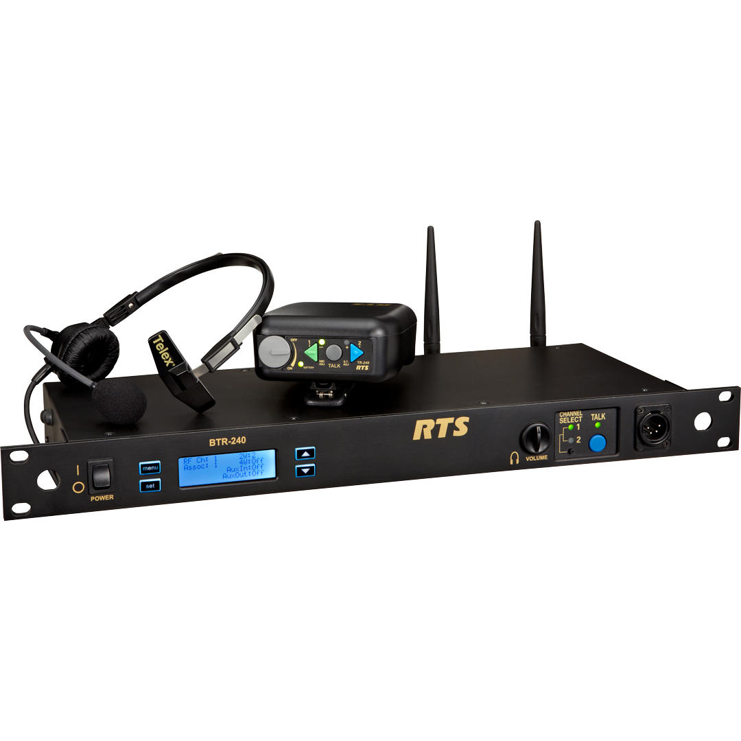 Telex Rts TELEX RTS BTR-240 2.4GHz无线内通 - 上海视升灯光音响设备有限公司